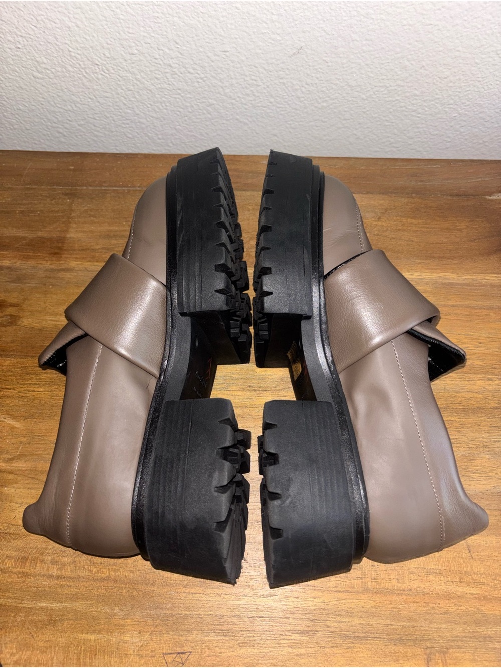 M Gemi Women Heeled Loafter Size 37 Fossil Slip On - Picture 6 of 6